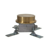 Padlódoboz sárgaréz (CuZn) fedéllel IP54-vízmentes kerek 120mm S120 R1AK+Réz Electraplan